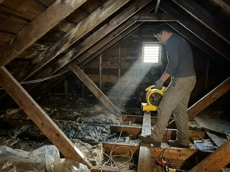 attic-water-damage-drying-proc-007 — frequently asked questions, Emergency Water Extraction & 24/7 Flood Response in Smithfi…